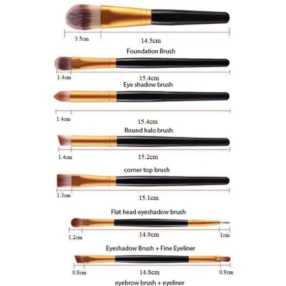 NWT Profesional 20 Piece Makeup Brush - Picture 3 of 7